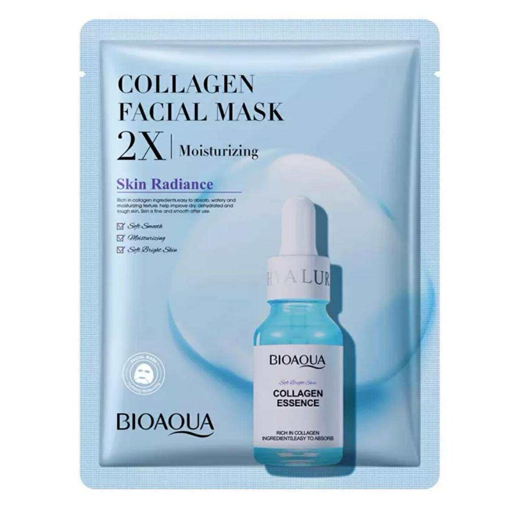 BIOAQUA Collagen Facial Mask – Anti-Aging, Moisturizing & Skin Firming Sheet Mask
