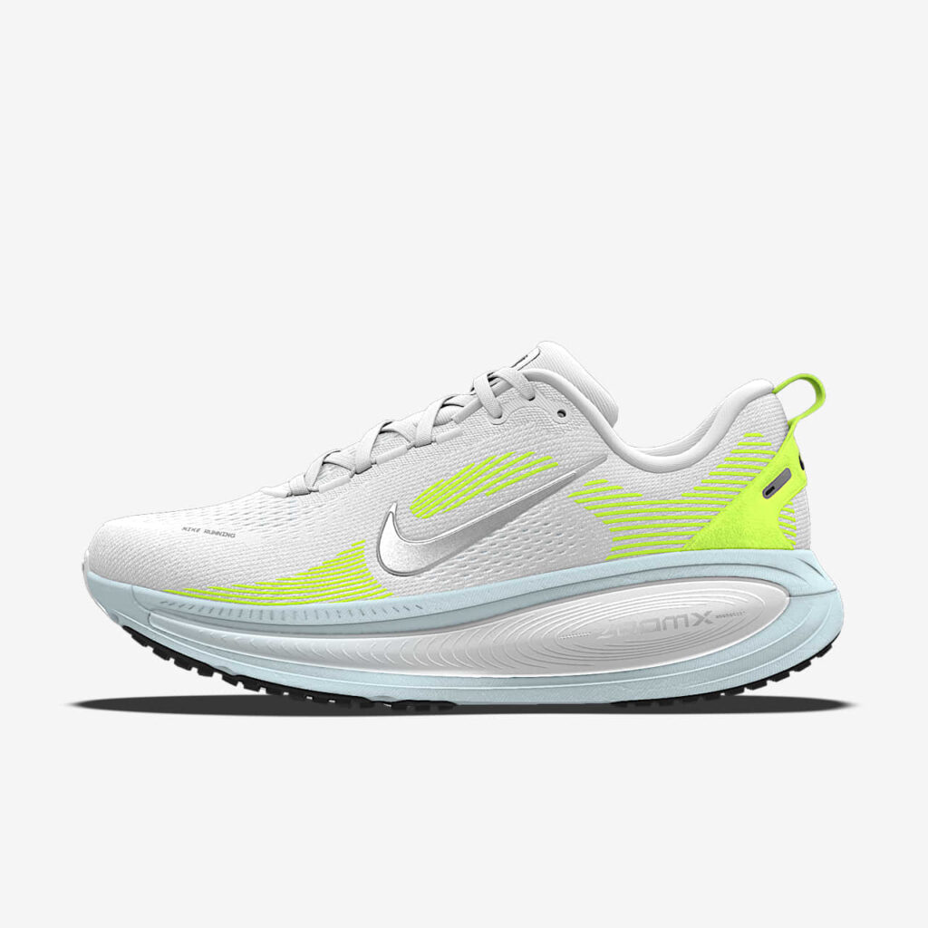 Nike ZoomX White Neon Running Shoes – Lightweight Breathable Sports Sneakers for Men & Women